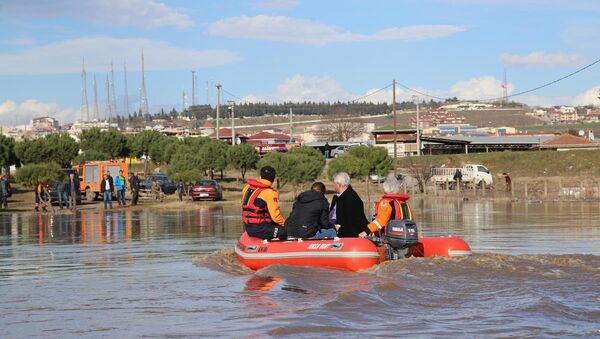Edirne'de nehirler taştı - Sputnik Türkiye