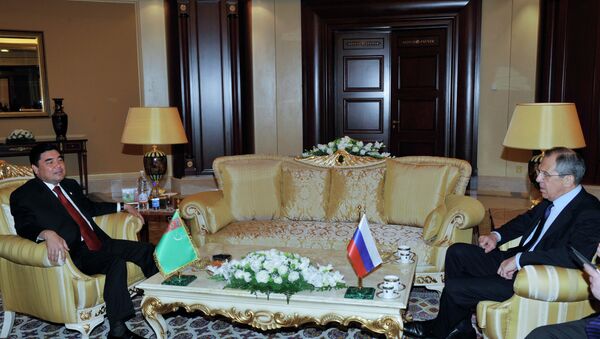 Rusya Dışişleri Bakanı Sergey Lavrov, Türkmenistan Devlet Başkanı Gurbanguli Berdimuhammedov - Sputnik Türkiye