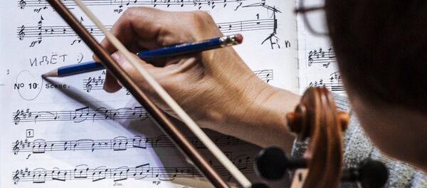 Konservatuar. müzisyen.Keman - Sputnik Türkiye