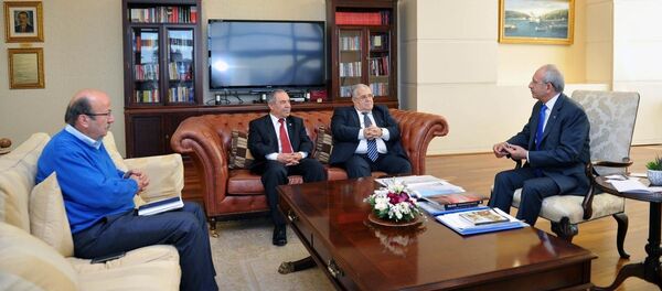 CHP Genel Başkanı Kemal Kılıçdaroğlu, DSP Genel Başkanı Masum Türker - Sputnik Türkiye