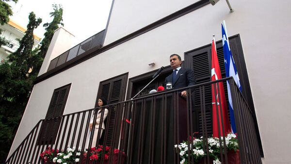 Türkiye Turizm Bakanı Ömer Çelik, Selanik'teki Atatürk Müzesi'nde - Sputnik Türkiye