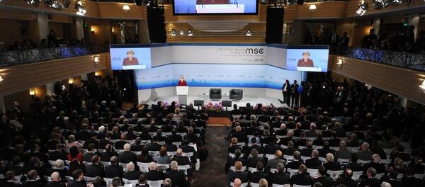 Almanya Başbakanı Angela Merkel 51. Münih Güvenlik Konferansı'nda konuşma yaptı. - Sputnik Türkiye