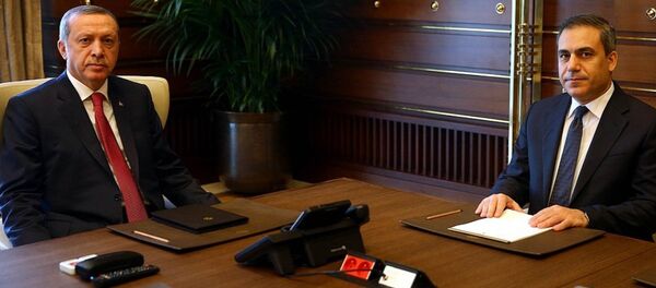 Recep Tayyip Erdoğan - Hakan Fidan - Sputnik Türkiye