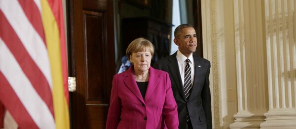 ABD Başkanı Barack Obama ve Almanya Başbakanı Angela Merkel - Sputnik Türkiye