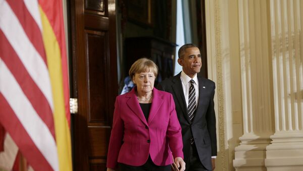 ABD Başkanı Barack Obama ve Almanya Başbakanı Angela Merkel - Sputnik Türkiye