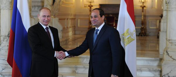 Rusya Devlet Başkanı Vladimir Putin, Mısır Devlet Başkanı Abdülfettah el Sisi - Sputnik Türkiye