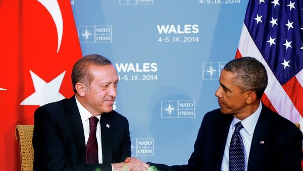 Türkiye Cumhurbaşkanı Recep Tayyip Erdoğan ve ABD Başkanı Barack Obama - Sputnik Türkiye