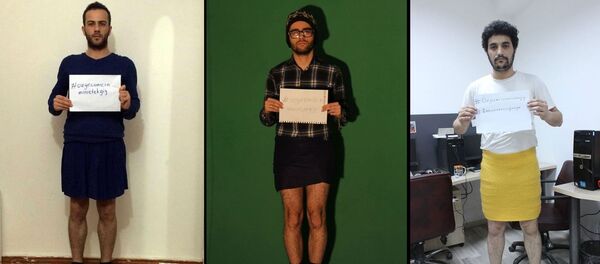 'Özgecan için mini etek giy' kampanyası - Sputnik Türkiye