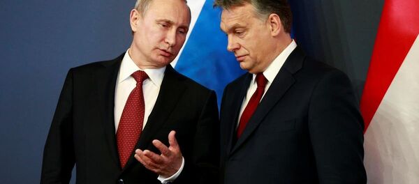Rusya Devlet Başkanı Vladimir Putin - Macaristan Başbakanı Viktor Orban - Sputnik Türkiye