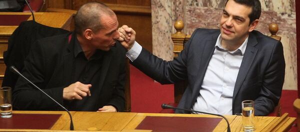 Yunanistan Başbakanı Aleksis Çipras - Maliye Bakanı Yannis Varufakis - Sputnik Türkiye