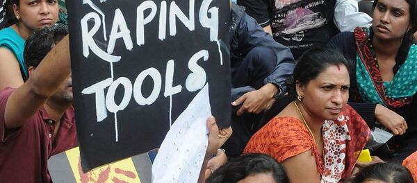 Hindistan tecavüz protestosu - Sputnik Türkiye