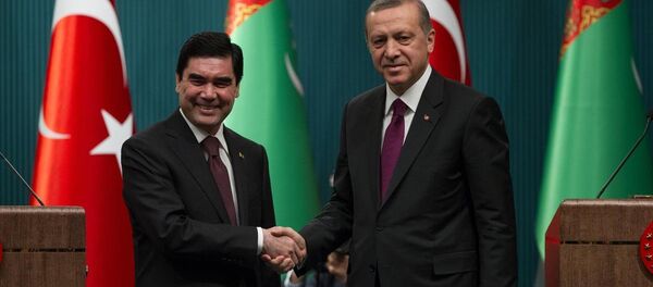 Recep Tayyip Erdoğan & Gurbanguli Berdimuhamedov Recep Tayyip Erdoğan & Gurbanguli Berdimuhamedov - Sputnik Türkiye
