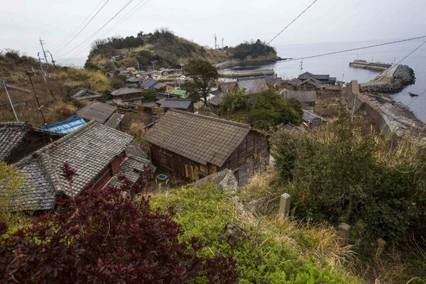 Japonya'nın  Aoshima adasındaki balıkçı kasabası - Sputnik Türkiye