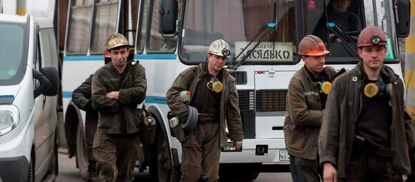 Zasyadko kömür madeninde patlama - Sputnik Türkiye