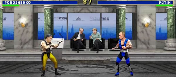 Mortal Kombat Ukrayna versiyonu: Poroşenko vs Putin - Sputnik Türkiye