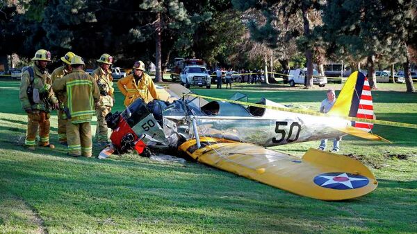 Uçak kazası geçiren Harrison Ford - Sputnik Türkiye