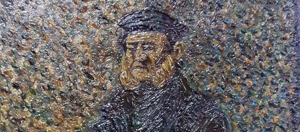 Hollandalı Ressam Vincent Van Gogh'a ait olduğu öne sürülen yağlı boya tablo - Sputnik Türkiye