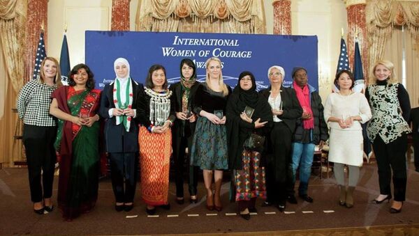 Uluslararası Kadın Cesaret Ödülü - Sputnik Türkiye