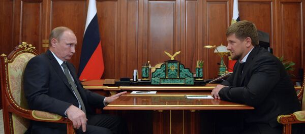 Vladimir Putin - Ramzan Kadirov Vladimir Putin - Ramzan Kadirov - Sputnik Türkiye