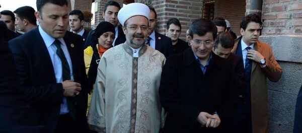 Başbakan Ahmet Davutoğlu, - Sputnik Türkiye