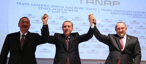 TANAP'ın temeli atıldı - Sputnik Türkiye