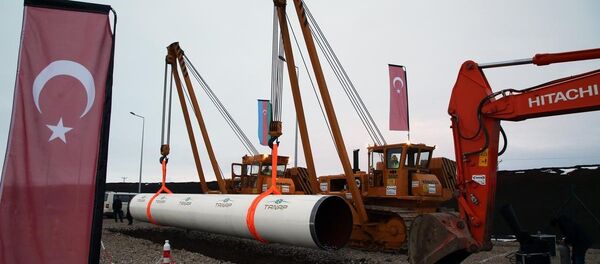 TANAP'ın temeli atıldı - Sputnik Türkiye