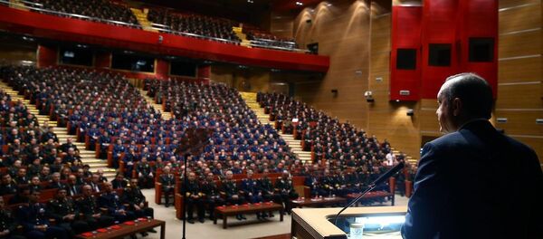 Erdoğan, Harp Akademileri Komutanlığı'nda konuştu - Sputnik Türkiye