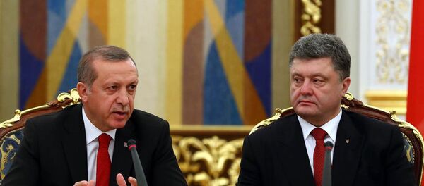 Recep Tayyip Erdoğan & Pyotr Poroşenko - Sputnik Türkiye