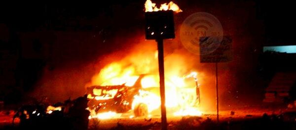 Haseki'deki patlamaya ilişkin Twitter'da yer alan fotolardan biri - Sputnik Türkiye