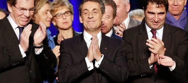 Fransa'da UMP lideri Nicholas Sarkozy Fransa'da UMP lideri Nicholas Sarkozy - Sputnik Türkiye