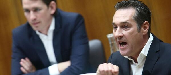 Avusturya - Özgürlük Partisi lideri Heinz-Christian Strache - Sputnik Türkiye