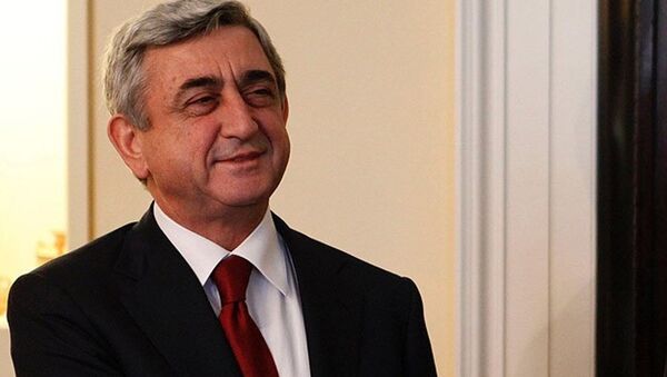 Ermenistan Cumhurbaşkanı Serj Sarkisyan - Sputnik Türkiye