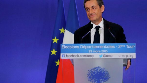 Fransa'da UMP lideri Nicholas Sarkozy - Sputnik Türkiye