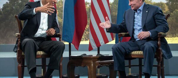 ABD Başkanı Barack Obama- Rusya Devlet Başkanı Vladimir Putin - Sputnik Türkiye