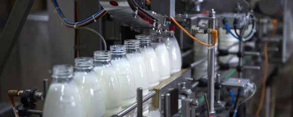 Süt ve süt ürünleri fabrikası - Sputnik Türkiye