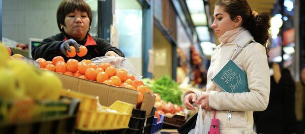 Budapeşte'de bir market - Sputnik Türkiye