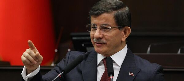 Başbakan Ahmet Davutoğlu, - Sputnik Türkiye