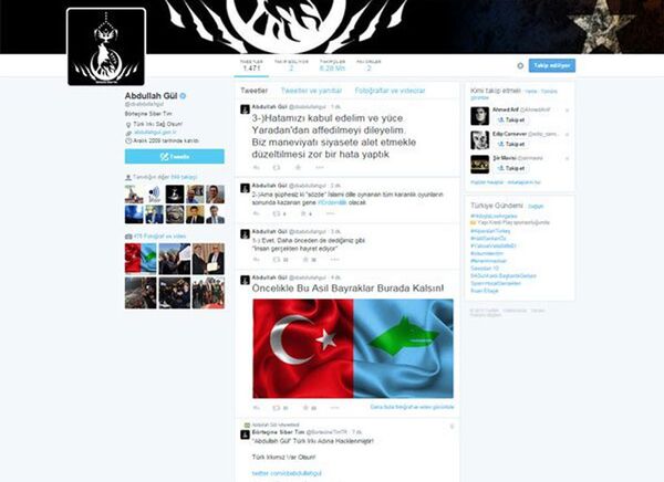 Abdullah Gül'ün hacklenen hesabında paylaşılan mesajlar - Sputnik Türkiye