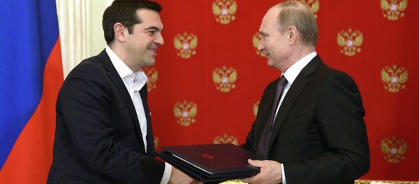 Çipras Putin görüşmesi - Sputnik Türkiye