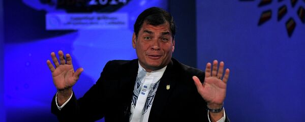 Ekvador Devlet Başkanı Rafael Correa - Sputnik Türkiye
