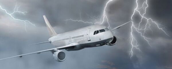 uçak yıldırım çarpması uçak yıldırım çarpması - Sputnik Türkiye