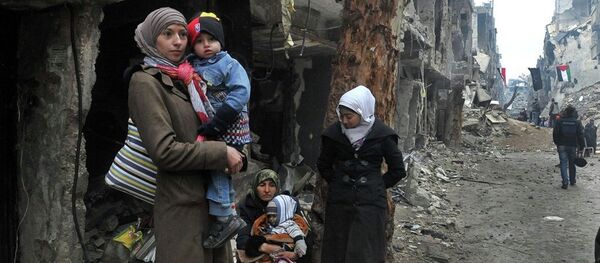 Yermuk Mülteci Kampı - Sputnik Türkiye