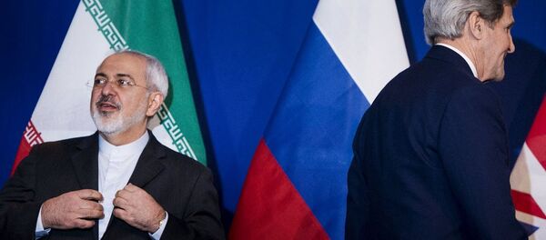 İran Dışişleri Bakanı Muhammed Cevad Zarif- ABD Dışişleri Bakanı John Kerry - Sputnik Türkiye