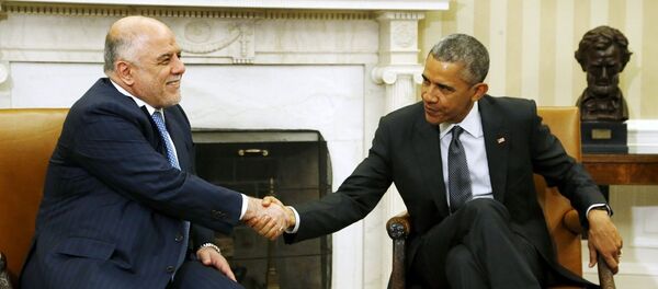 Haydar El İbadi - Barack Obama - Sputnik Türkiye