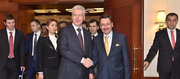 Sergey Sobyanin & Melih Gökçek - Sputnik Türkiye