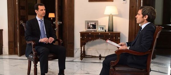 Suriye Devlet Başkanı Beşar Esad, France 2 televizyon kanalına röportaj verdi. - Sputnik Türkiye