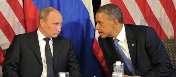Rusya Devlet Başkanı Vladimir Putin ve ABD Başkanı Barack Obama - Sputnik Türkiye