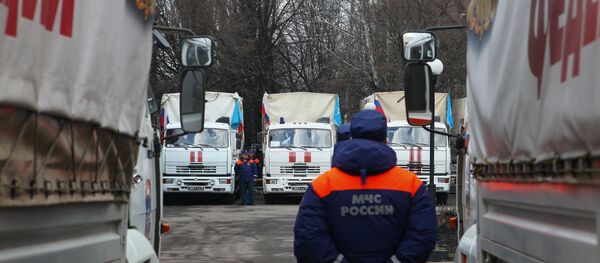 Donbass'a insani yardım konvoyu - Sputnik Türkiye