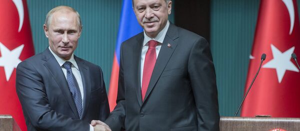 Rusya Devlet Başkanı Vladimir Putin- Türkiye Cumhurbaşkanı Recep Tayyip Erdoğan - Sputnik Türkiye