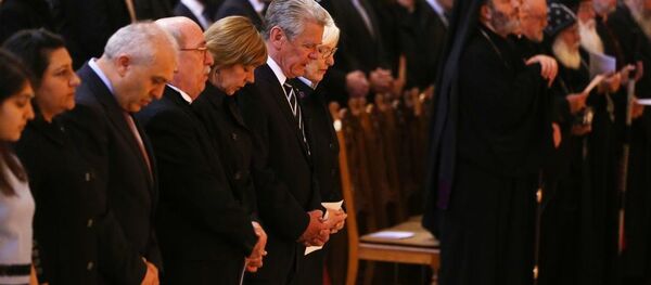 Gauck, 'soykırımı anma töreni'nde - Sputnik Türkiye